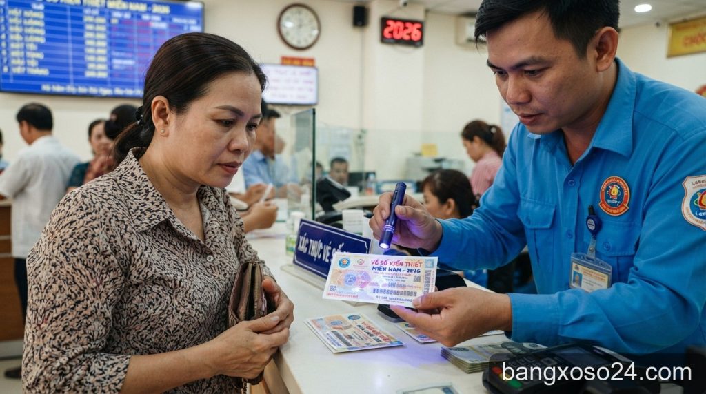 Hướng dẫn chi tiết cách xác thực vé số kiến thiết thật giả năm 2026